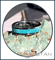 Turquoise memorial ring