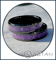 Amethyste cremation ring